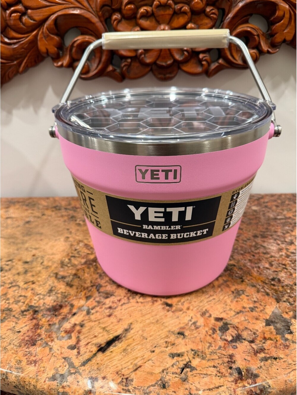 Pink YETI Rambler 7.6 L Beverage Ice Bucket